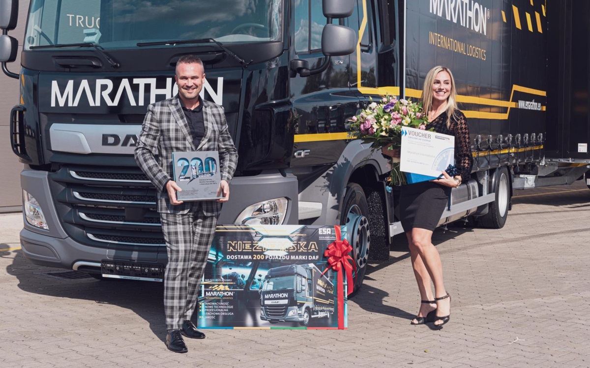 DAF Trucks Marathon delivery 200th DAF