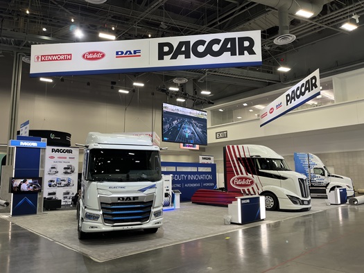 PACCAR op technologiebeurs CES 2024 in Las Vegas 01